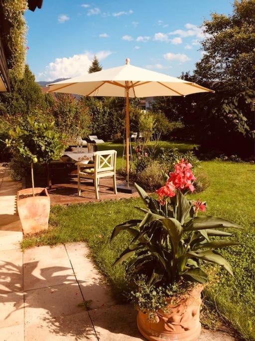 Charmantes Garten-Apartment: Erholung Im Chiemgau 安特沃森 外观 照片