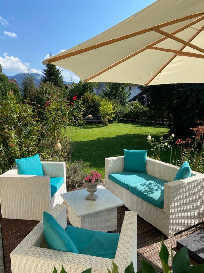 Charmantes Garten-Apartment: Erholung Im Chiemgau 安特沃森 外观 照片